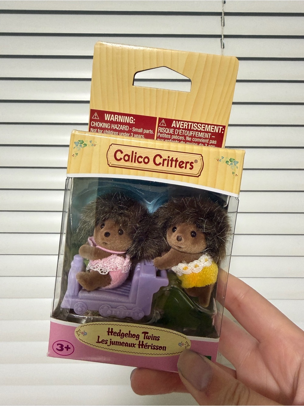 Calico Critters Hedgehog Twins Set